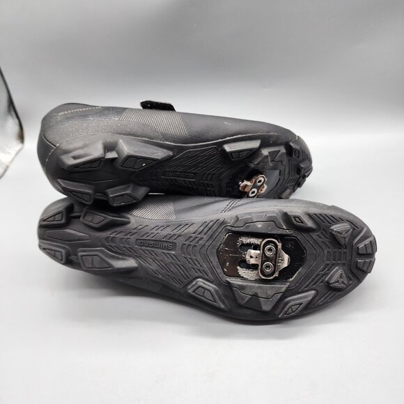 Shimano XC1 SH-XC100 Men’s US 8.3 EU42 MTB Cycling Shoes SPD Cleats Black - Picture 7 of 7